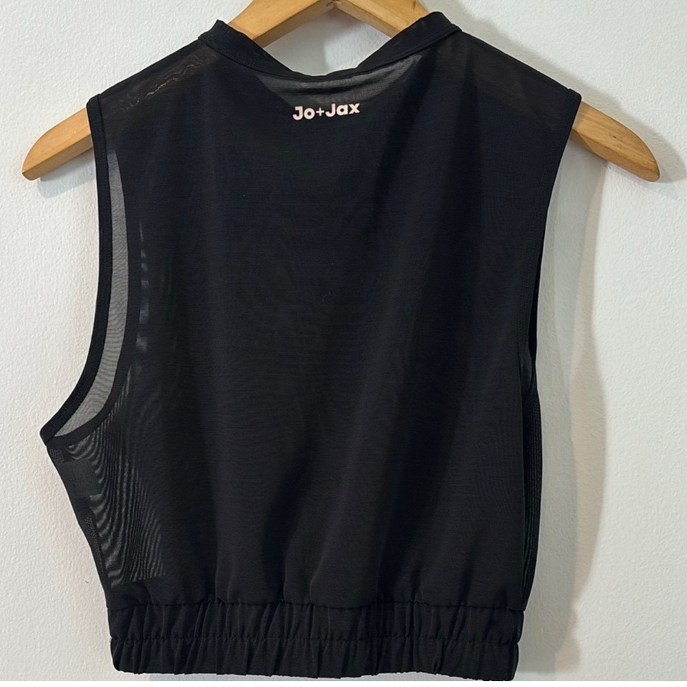 Jo & Jax Black Mesh tank top YL